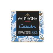 66% Caraïbe, Carrés, 1 kg, 5 g pr. stk, Valrhona